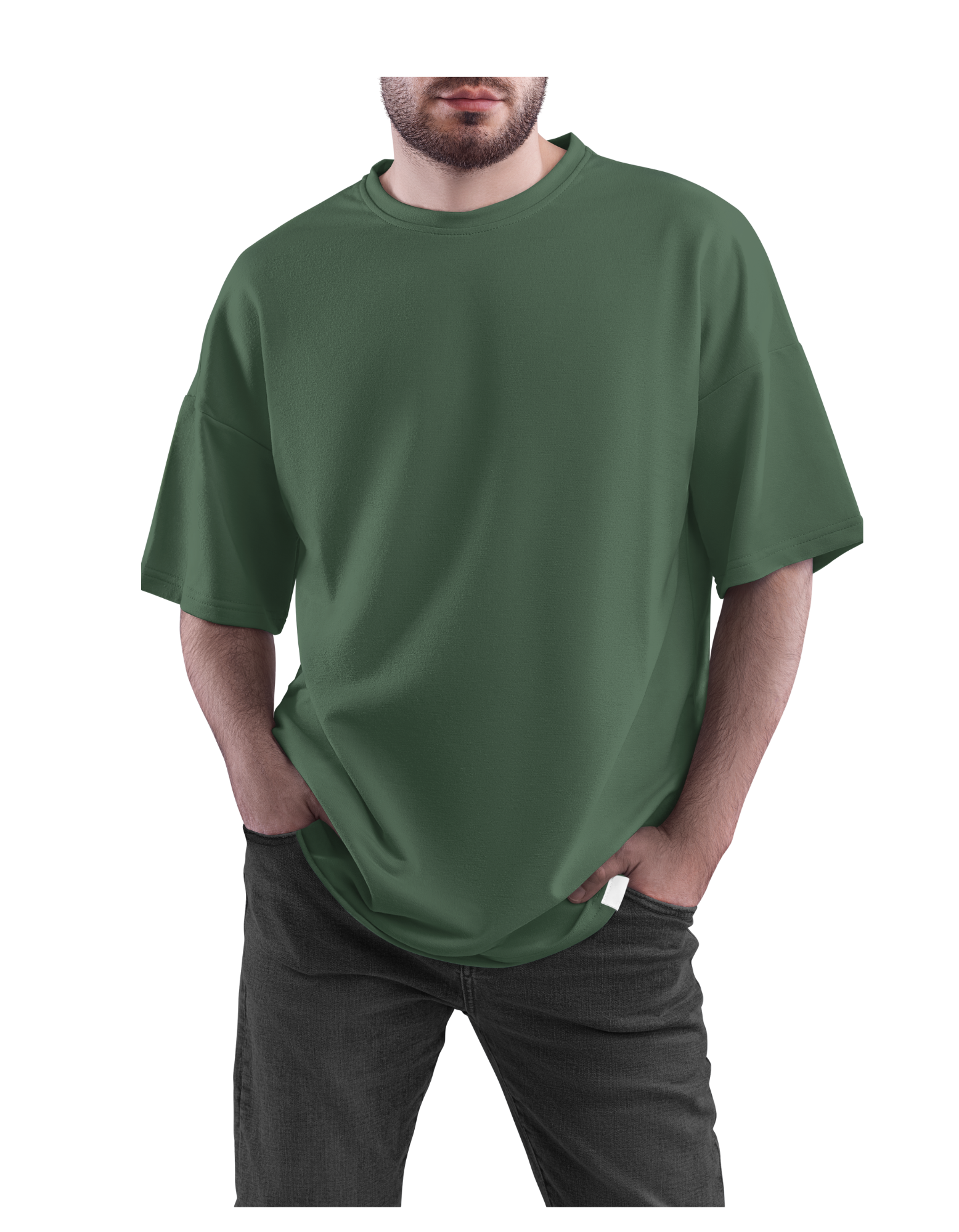 Men's Solid Oversized T-shirt