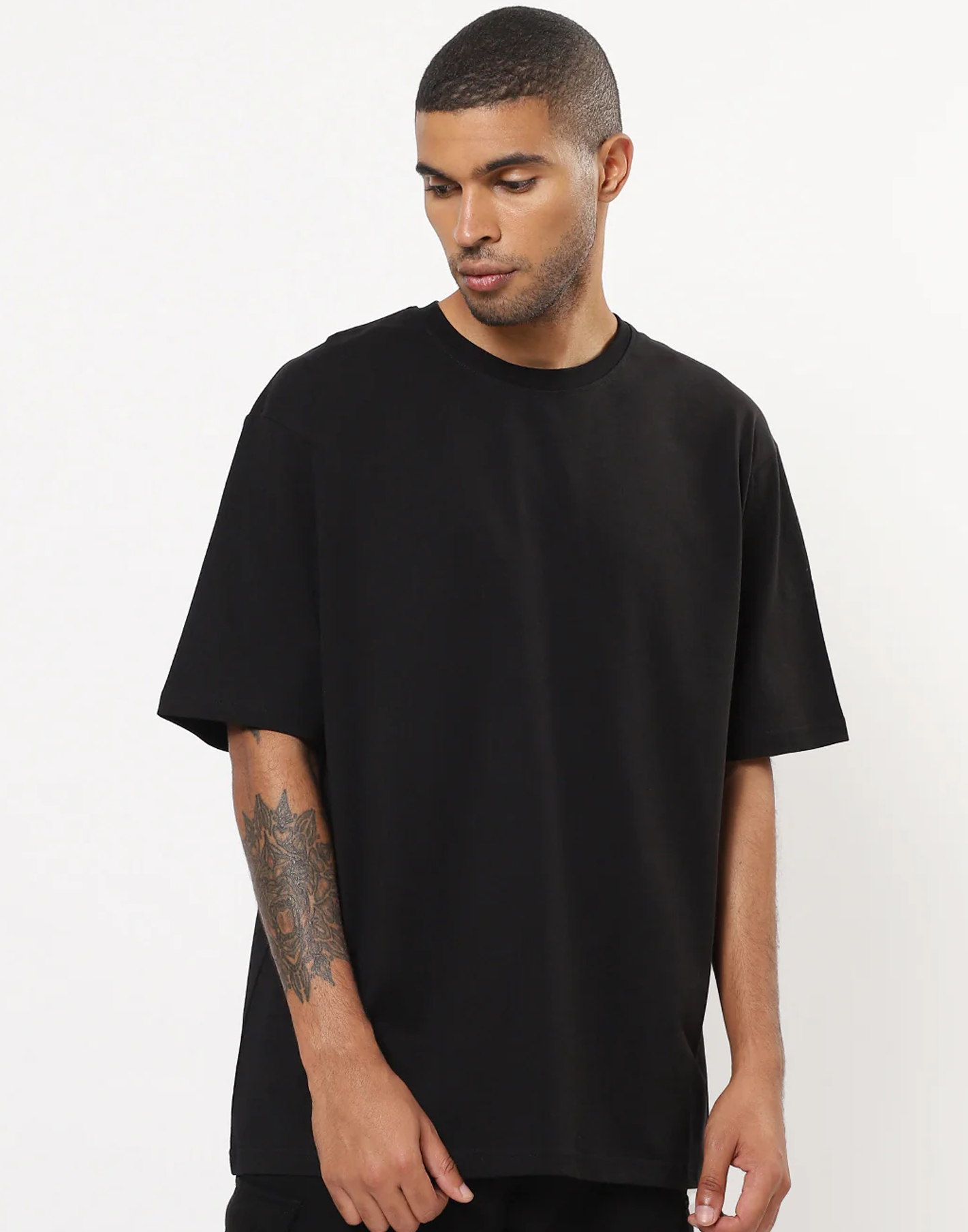 Men's Solid Oversized T-shirt