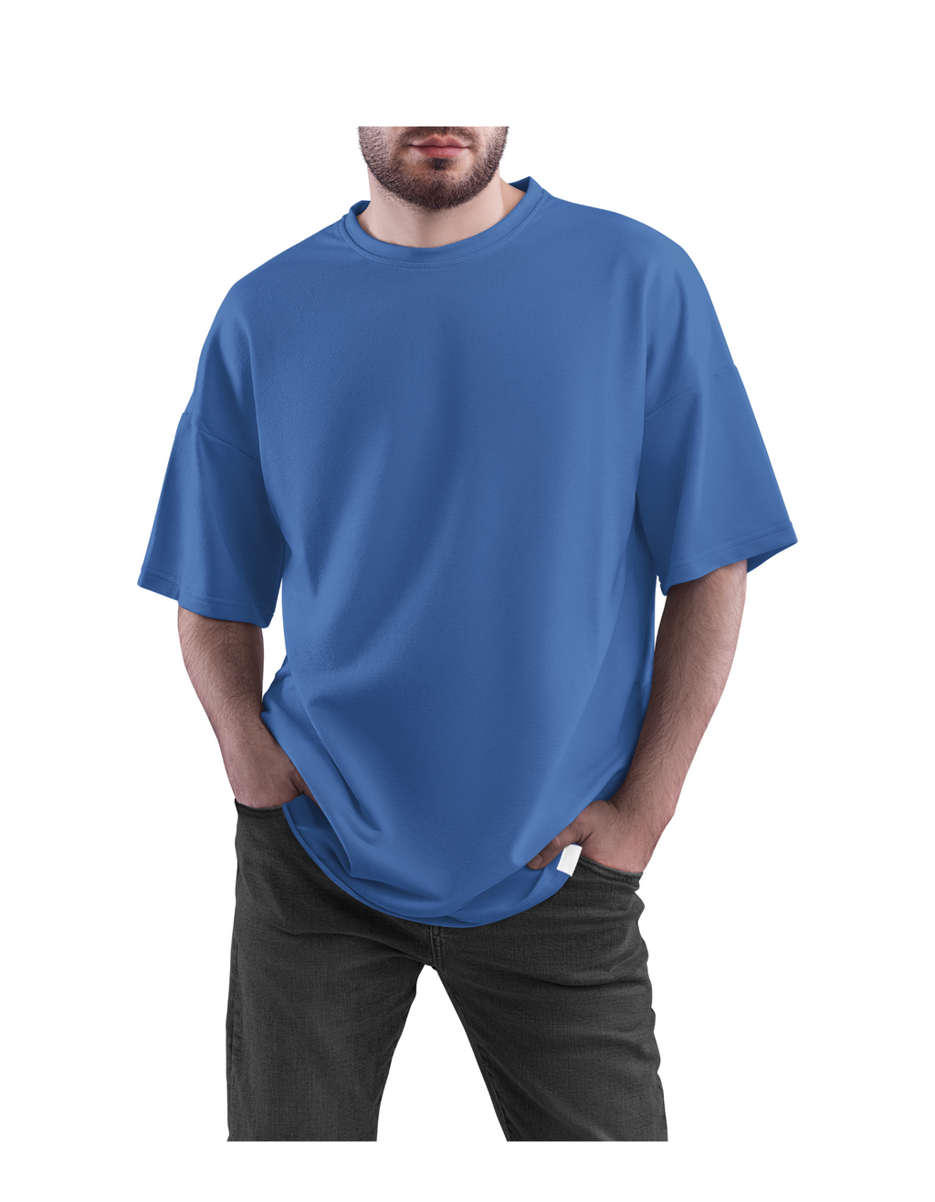 Men's Solid Oversized T-shirt