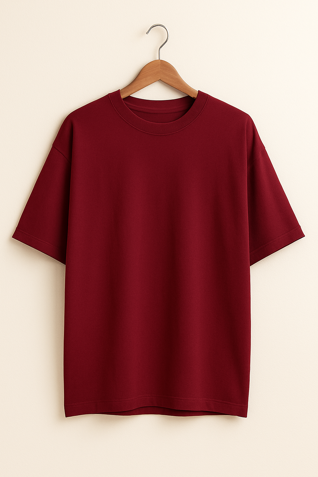 Men's Solid Oversized T-shirt